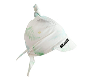 Baby sun hat - Ferns blue (100% bamboo) Hat Lullalove UK 