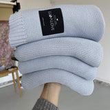 Bamboo baby blanket - Frozen blue - Limited edition! Blanket Lullalove UK 