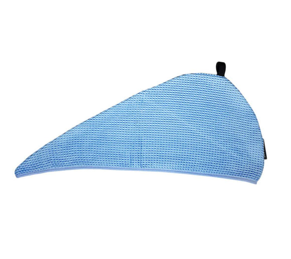 Bamboo hair drying wrap - blue Accessories Lullalove UK 