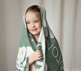 Bamboo towel - Green Dressing gowns Lullalove UK 