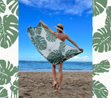 Bamboo towel - Green Dressing gowns Lullalove UK 