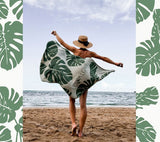 Bamboo towel - Green Dressing gowns Lullalove UK 