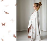 Bamboo towel - Night butterfly Towels Lullalove UK 