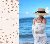 Bamboo towel - Night butterfly Towels Lullalove UK 