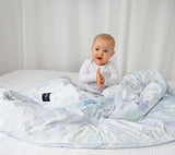 Boho grey - Cot bed duvet cover and pillowcase set Bedding Lullalove 