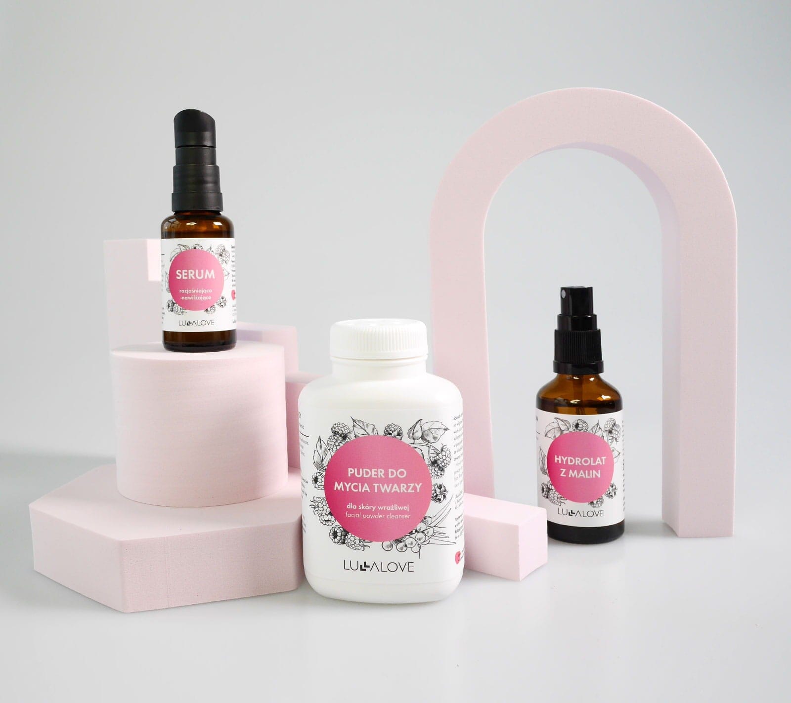 Brightening and Moisturising Face Serum - Raspberry Cosmetics Lullalove 