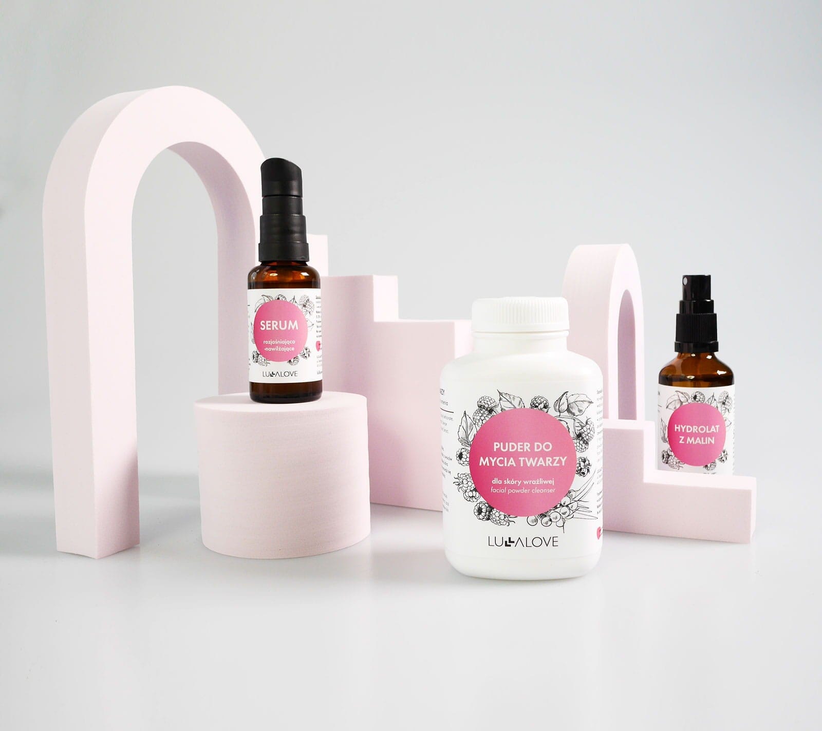 Brightening and Moisturising Face Serum - Raspberry Cosmetics Lullalove 