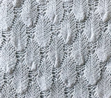 Cellular bamboo baby blanket - Grey - Boho openwork Blanket Lullalove 