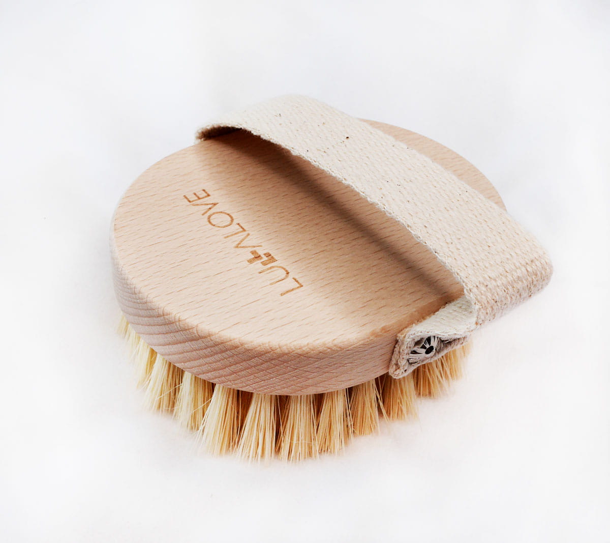 Dry body brush - round Brush Lullalove UK 