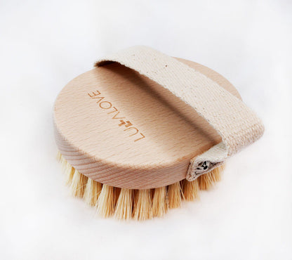 Dry body brush - round Brush Lullalove UK 