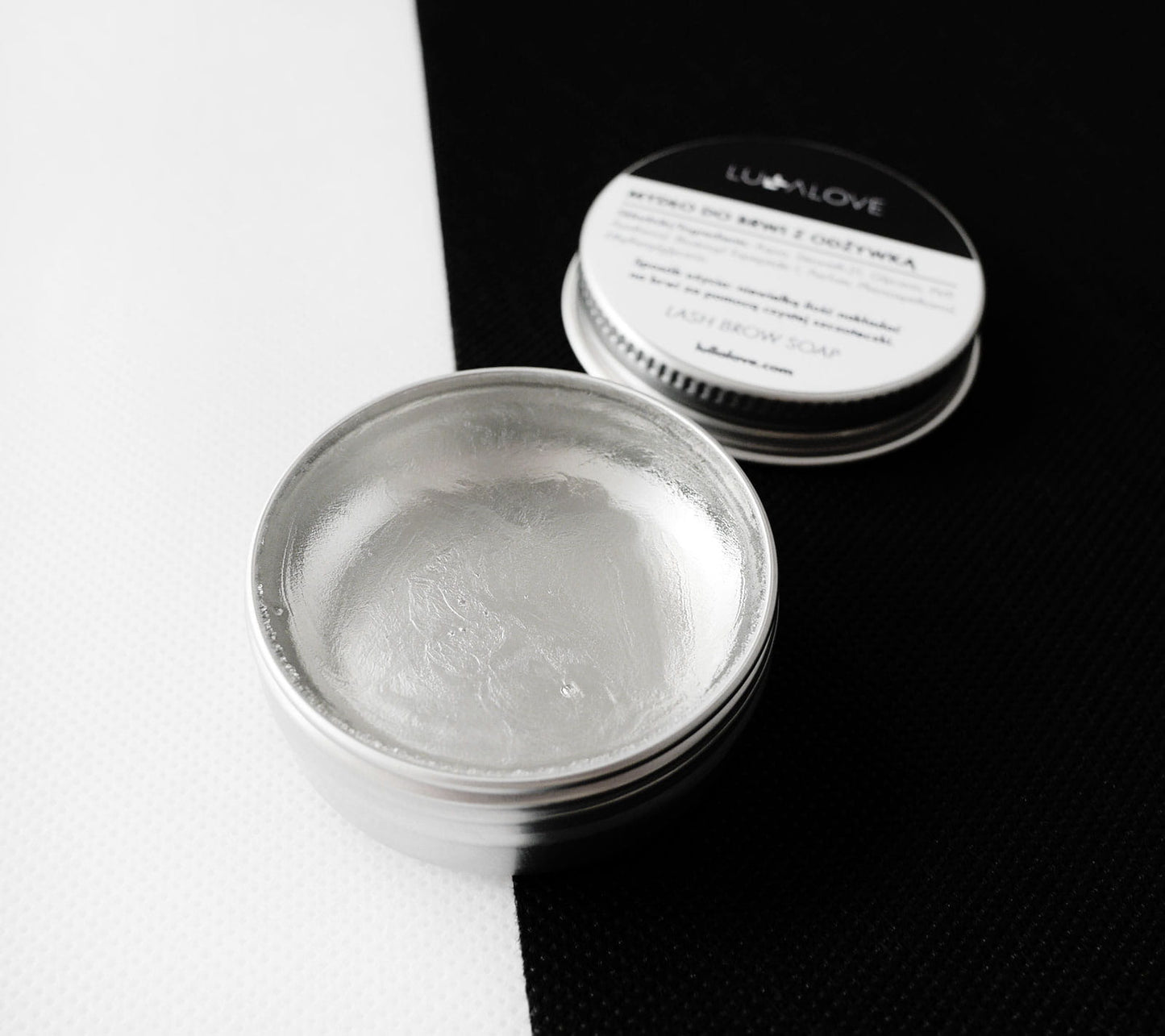 Eyebrow styling soap with conditioner Cosmetics Lullalove UK 