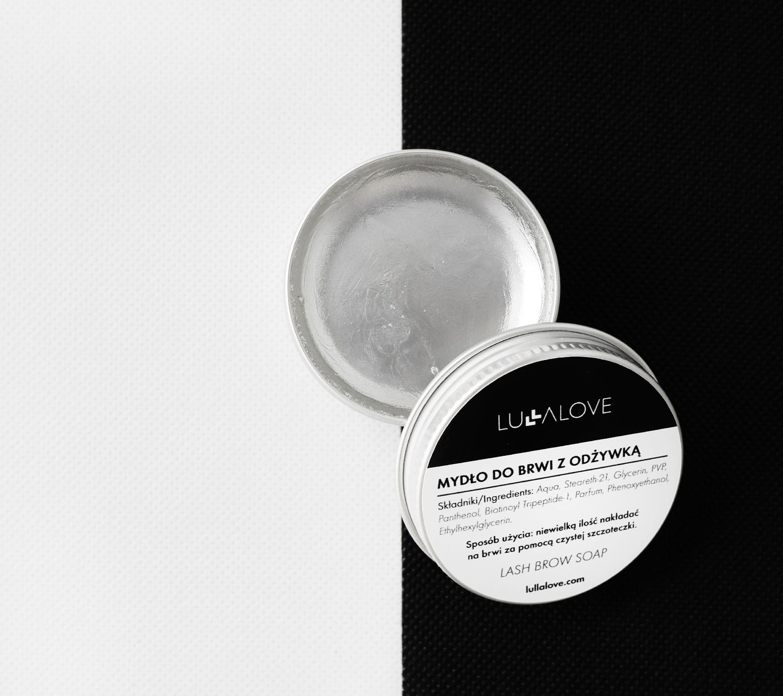 Eyebrow styling soap with conditioner Cosmetics Lullalove UK 