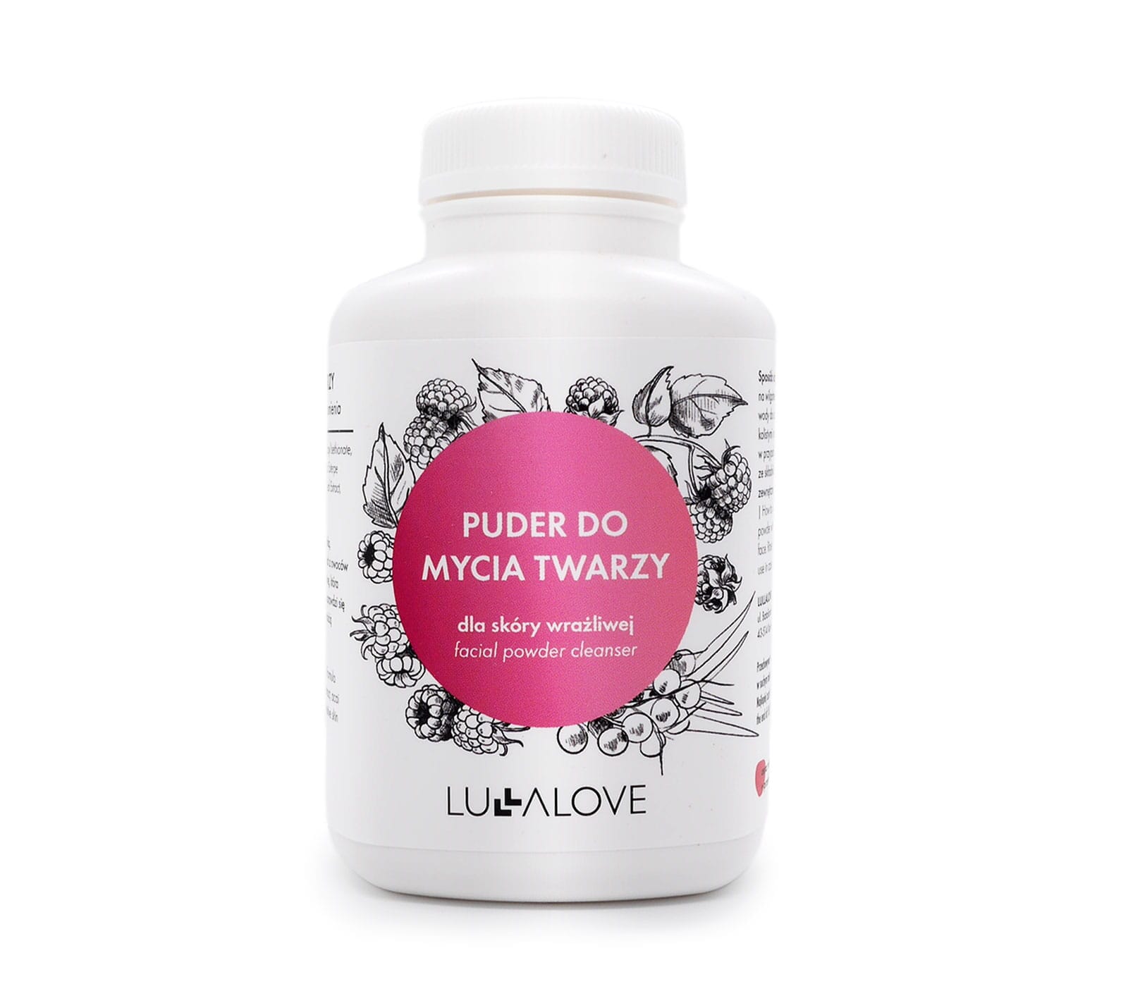 Face Wash Powder - Raspberry Cosmetics Lullalove UK 