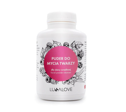 Face Wash Powder - Raspberry Cosmetics Lullalove UK 