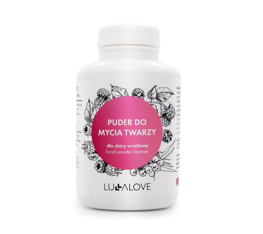 Face Wash Powder - Raspberry Cosmetics Lullalove UK 