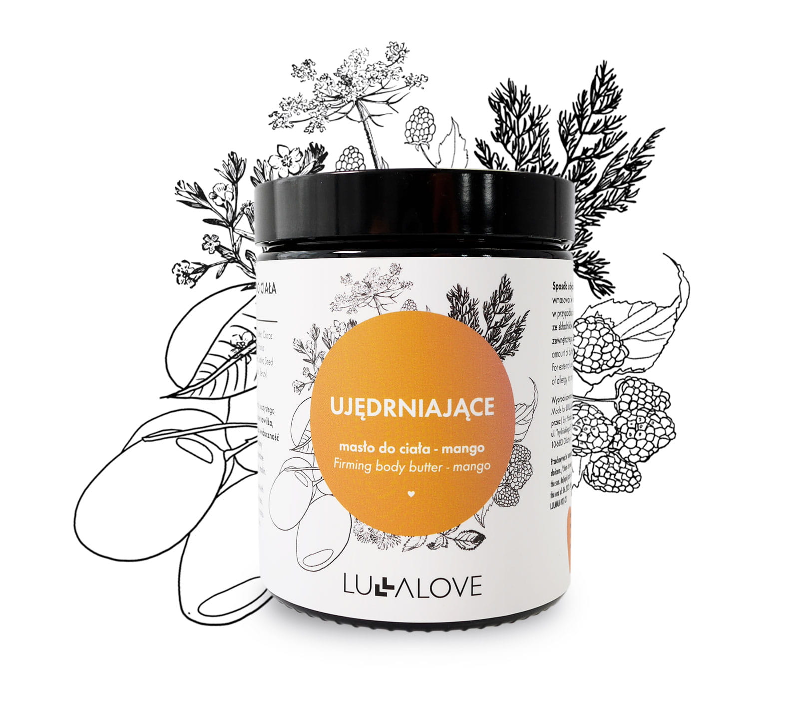Firming body butter - mango Cosmetics Lullalove - Hello Beauty 
