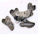 Gua Sha (facial massage stone) - striped flint Accessories Lullalove UK 