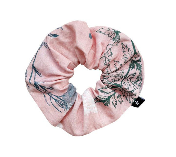 Hair scrunchie - Rose garden