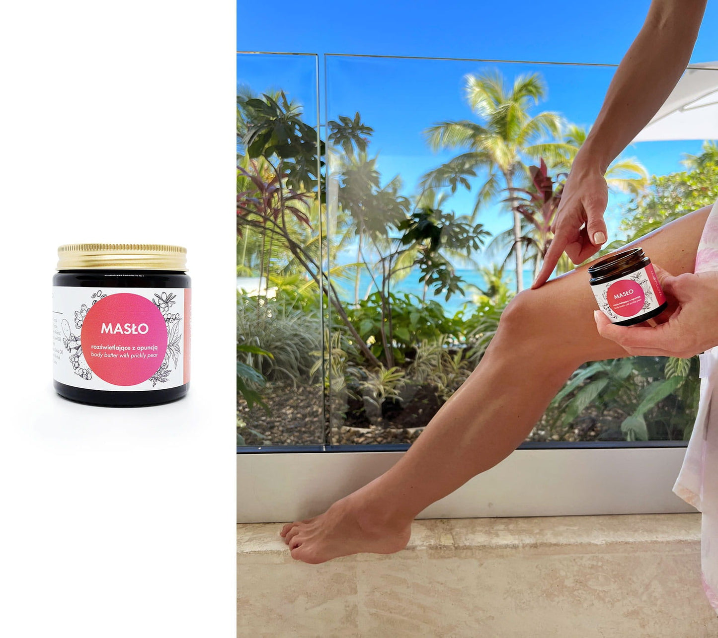 Illuminating body butter with prickly pear Cosmetics Lullalove 