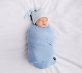 Knot baby hat - 0-3 month - Baby blue Hat Lullalove UK 