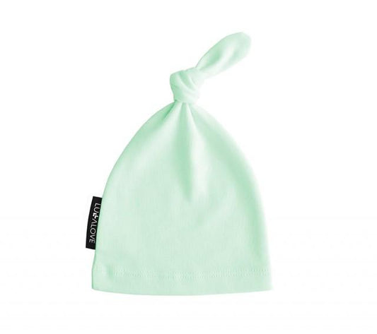 Knot baby hat - 0-3 month - Mint - Lullalove UK
