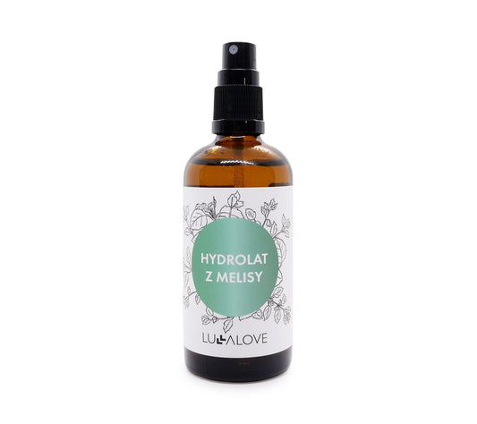 Lemon balm hydrolate Cosmetics Lullalove UK 