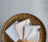 Light cellular bamboo baby blanket - Grey Blanket Lullalove UK 
