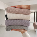 Light cellular bamboo baby blanket - Grey Blanket Lullalove UK 