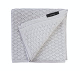 Light cellular bamboo baby blanket - Grey Blanket Lullalove UK 