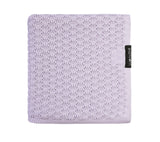 Light cellular bamboo baby blanket - Lavender Blanket Lullalove UK 