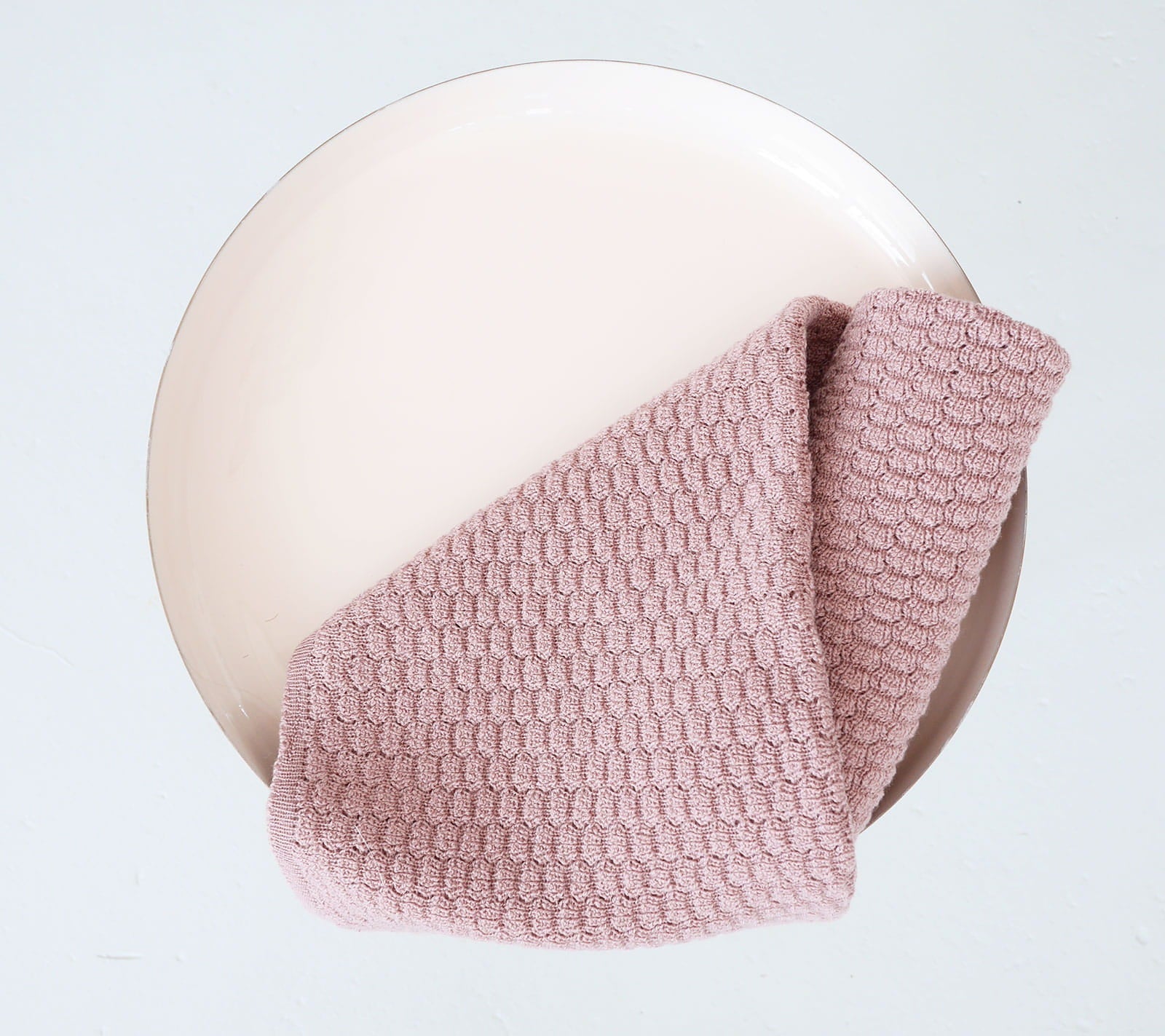 Light merino wool blanket & swaddle - powder pink Blanket Lullalove 