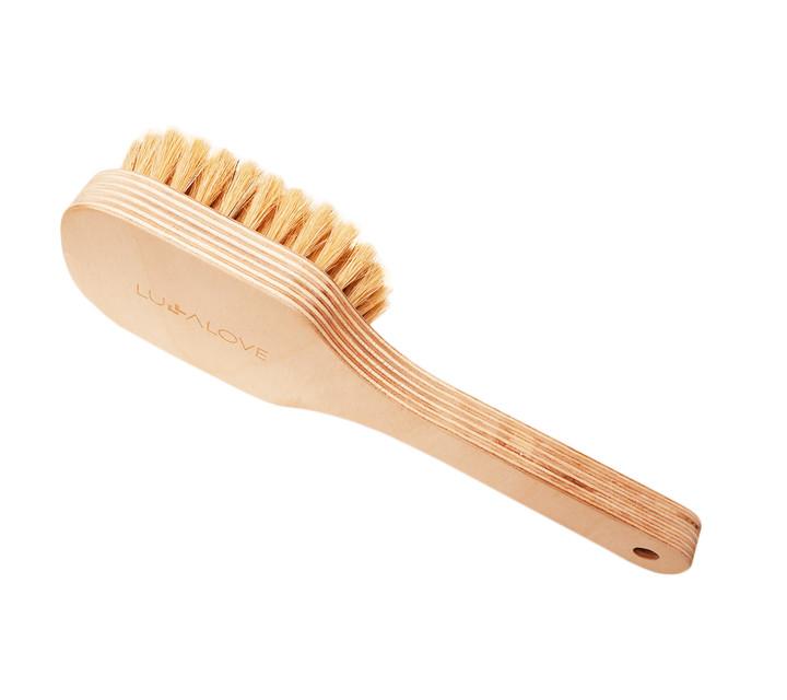 Massage body brush with handle - hard Brush Lullalove 