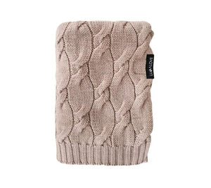 Merino Wool Blanket - Beige - premium collection - Lullalove UK