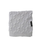 Merino Wool Blanket - Grey - premium collection - Lullalove UK