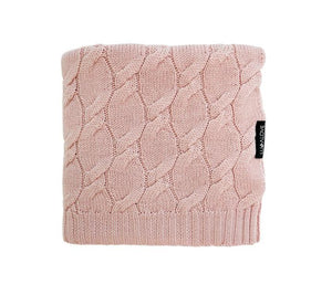 Merino Wool Blanket - Powder pink - premium collection - Lullalove UK