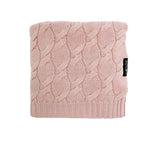 Merino Wool Blanket - Powder pink - premium collection - Lullalove UK