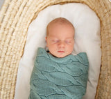 Merino Wool Blanket - Sage - premium collection Blanket Lullalove 