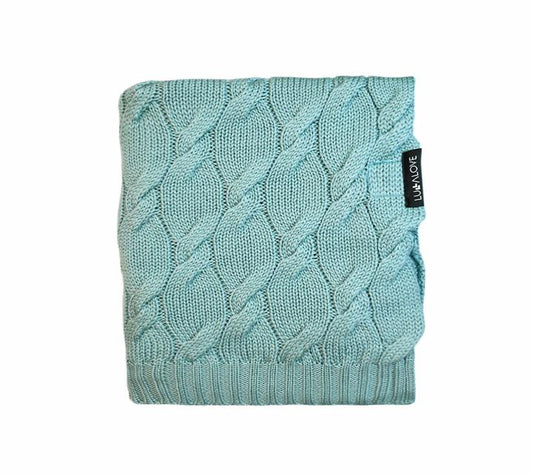 Merino Wool Blanket - Sage - premium collection Blanket Lullalove 