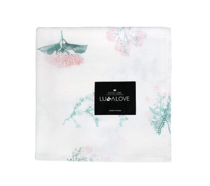 Muslin swaddle - Herbs pink Swaddle Lullalove 