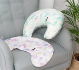 Nursing pillow with cover - Ferns pink Nursing pillows Lullalove 