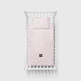 Pink flowers - Cot bed duvet cover and pillowcase set Bedding Lullalove 