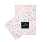 Pink flowers - Cot bed duvet cover and pillowcase set Bedding Lullalove 