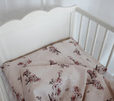 Sakura - Cot bed duvet cover and pillowcase set Bedding Lullalove 