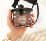 Salt body scrub Chocolate & Honey Cosmetics Lullalove - Hello Beauty 