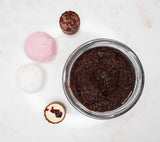 Salt body scrub Chocolate & Honey Cosmetics Lullalove - Hello Beauty 