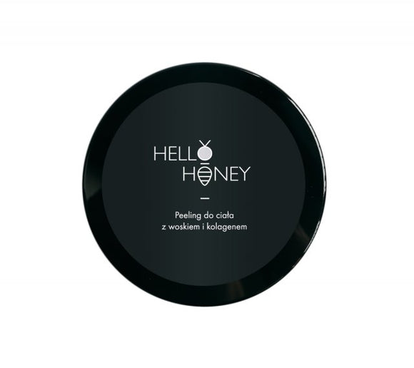 Salt body scrub with beeswax and collagen Cosmetics Lullalove - Hello Beauty 