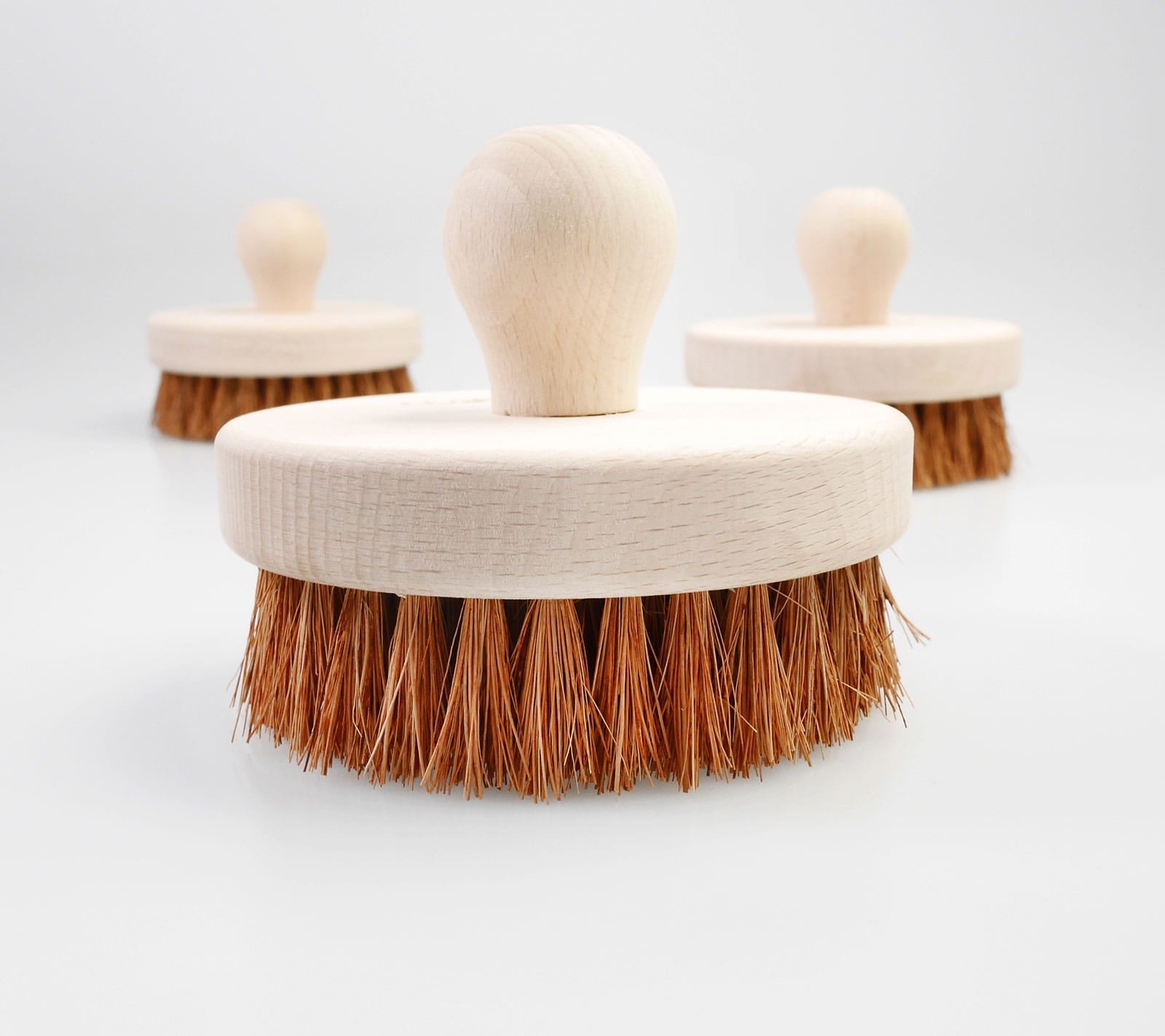 Sharp coconut body brush - round Brush Lullalove 