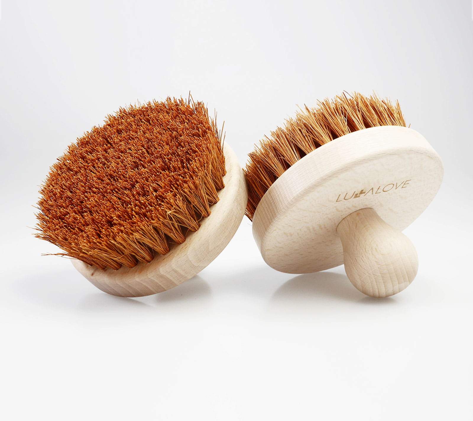 Sharp coconut body brush - round Brush Lullalove 