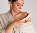 Sharp coconut body brush with a handle Brush Lullalove 