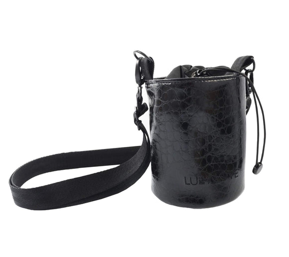 Small handbag - black eco leather Accessories Lullalove UK 